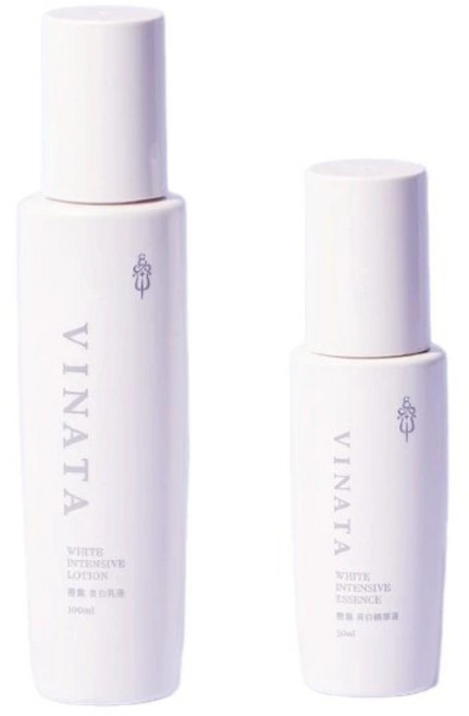 VINATA 密集亮白雙重奏組合 醇萃活膚精華液50ml+乳液100ml, 1個, 密集美白1+1組合,(密集美白精華液50ml)+(密集美白乳