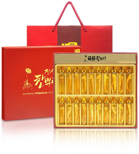 네오보감 수삼이 통째로 금산인삼한뿌리 인삼선물세트 (20개입), 20개, 20ml
