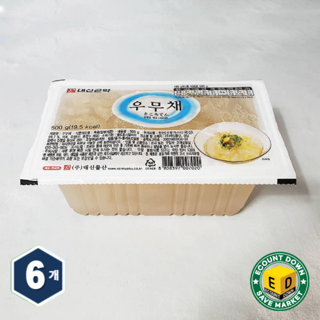 대신 우무채 500g (하루배송 99%), 6팩