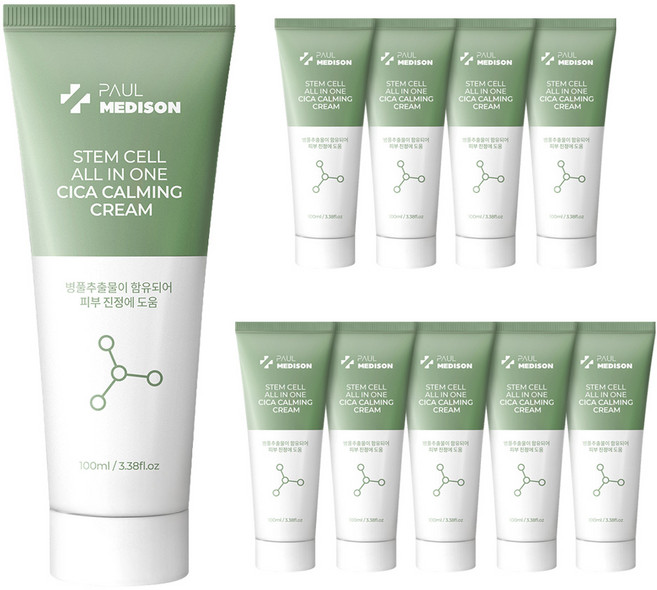 줄기세포 올인원 시카 진정 크림, 100ml, 10개