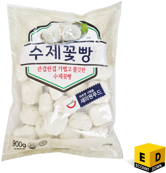 세미원 수제꽃빵 900g, 1개