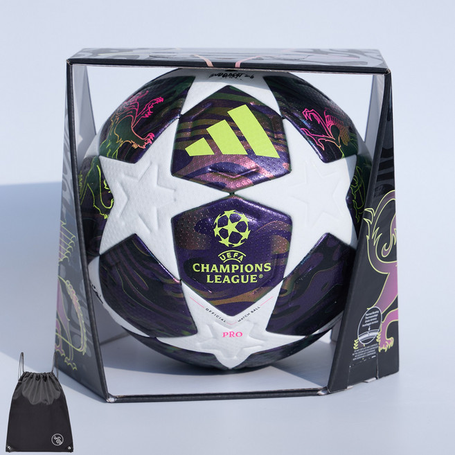 아디다스 25-26 유럽챔피언스리그 FINAL 축구공 공인구 (PGN짐쌕가방 지급), 1개