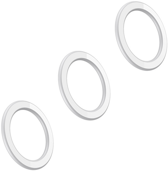 온리쿠 맥세이프 월마운트 벽 거치대 모던, 3개, 화이트