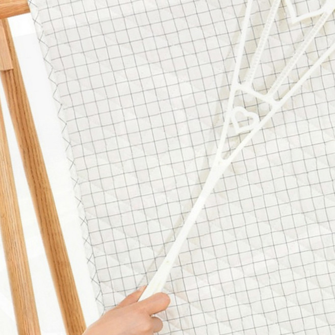 이불 먼지 떨이개 브러쉬 침구 청소 솔 먼지제거 청소용품, GFarm  No.01 이블 팡팡 먼지떨이 화이트, 1개