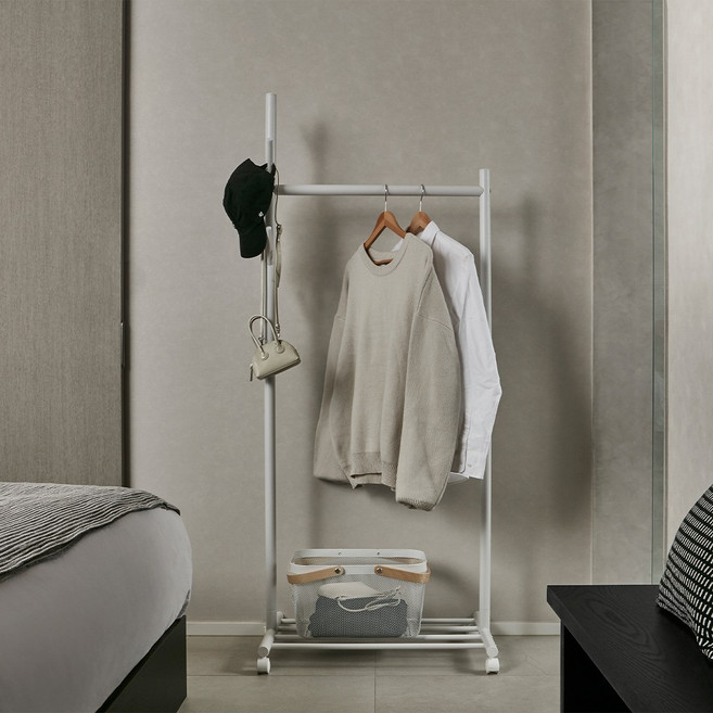 한샘 멀티 행거 화이트, 화이트(HUS35F1)