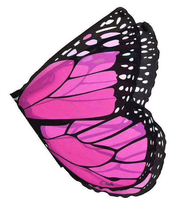 키즈 할로윈 의상 나비 날개 숄 요정 파티 나비 날개 케이프