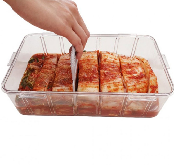 국산 김치 자르미 커터칼 친환경 밀폐보관통 배추 한포기 대용량, 1세트, 1.5L