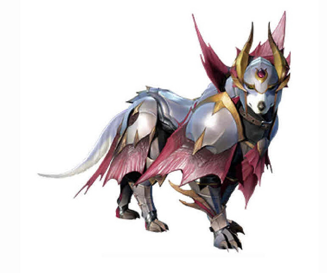 NS 魔物獵人崛起 破曉 Amiibo 爵銀龍, 1個, 爵銀龍犬