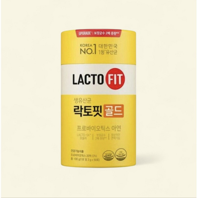 생유산균 락토핏 골드 2g x 50포 프로바이이틱스 1등유산균 아연 설 명절 추석 단체선물 어버이날 골프, 50개