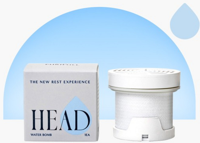 호텔 샤워기 2차 헤드 리필 필터-미네랄밤(1BOX) : 3개월, 1개