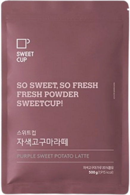 스위트컵 자색 고구마 파우더, 500g, 1개입, 8개