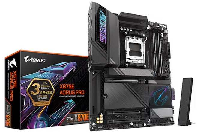 GIGABYTE X870E AORUS PRO 제이씨현