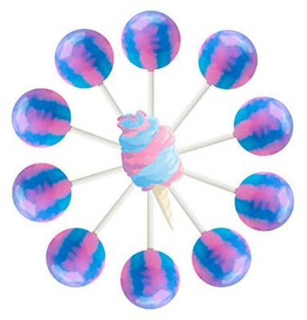 Original Gourmet 솜사탕 코튼 캔디 10캐럿 롤리팝 가방, 1개, 14g