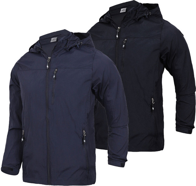 노블코리안 바람막이 편안 방수 방풍 얇은 경량 빅사이즈