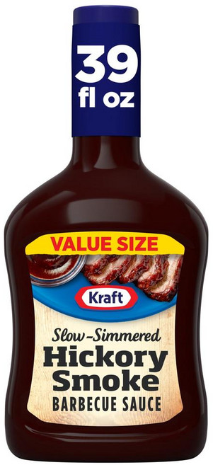 크래프트 히코리 스모크 바베큐 소스 Kraft Hickory Smoke Slow Simmered Barbecue Sauce, 1.11kg, 1개