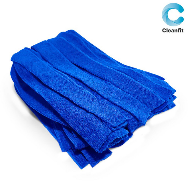 크린핏 FBZ 극세사 마포 걸레 도톰한 대걸레 바닥 마대 청소걸레, 파랑, 1개