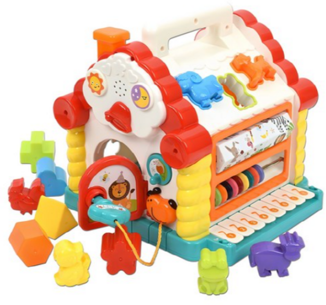 오즈토이 피아노 퍼즐하우스 완구, 혼합색상, 2개