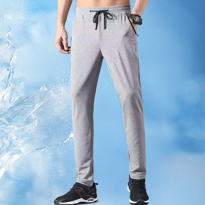 아임플렉스 남자 여름 쿨링 아이스 메쉬 트레이닝바지 츄리닝 작업복