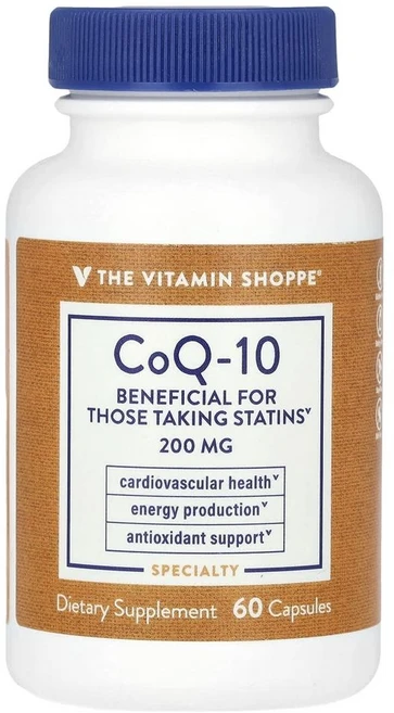 비타민숍 코큐텐 200mg The Vitamin Shoppe CoQ-10 200 mg 60정, 1개 - 쿠팡