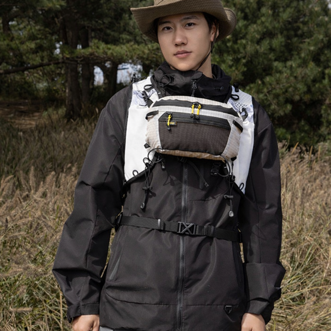 이지몰 강력 방수 등산 힙색 낚시 웨이스트백 슬링백