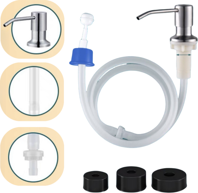 케이엠 천만펌프 풀세트 싱크대 세제 디스펜서, 1세트