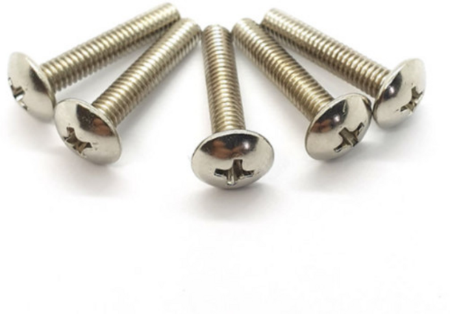 소량낱개/ 스텐트러스볼트 굵기4mm모음 우산머리볼트 트러스머신 십자볼트 (서스 SUS), M4, 10mm, 1개