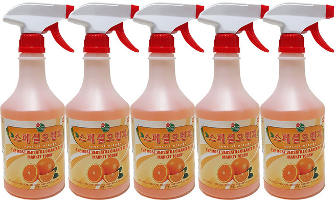 피비원(PB-1) 스페셜오렌지 고품격 기능성세정제 본체650ml, 5개, 650ml