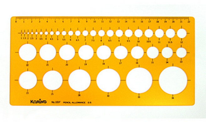 빵빵자 (제도자/홈패션/미싱/재봉틀/자), 1개