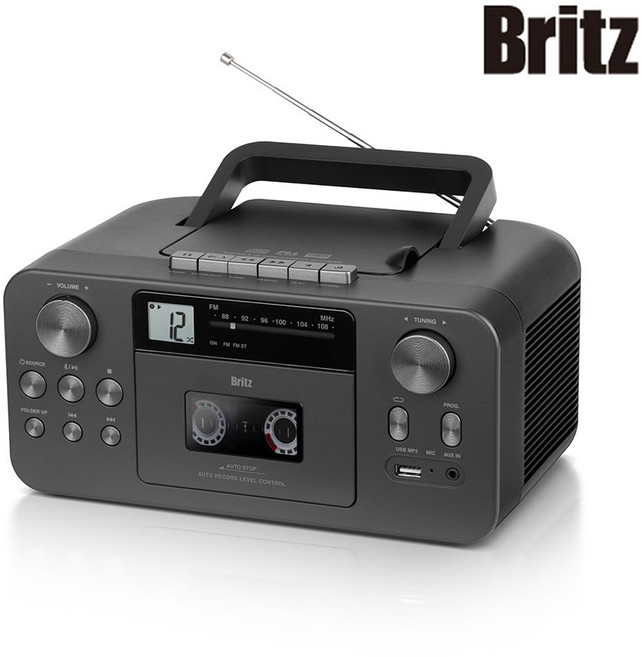 휴대용 CD플레이어 CDP 라디오 카세트플레이어 블루투스스피커, 브리츠 BZ-LX50BT