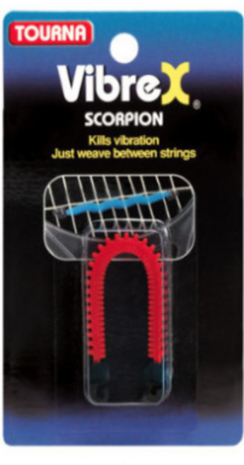 투나 스콜피온 지렁이 댐프너 테니스라켓 엘보링, 1개, 레드