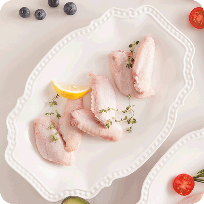 [올계] 유기농 닭 윙 (냉동) 300g 닭날개, 1개