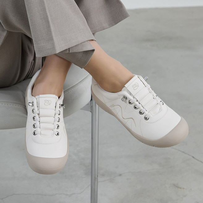 제이슈 코팅 경량 컴포트 스니커즈 3cm