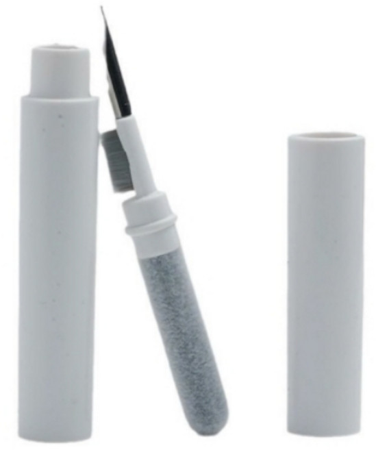 에어팟 프로 갤럭시 버즈 청소 키트 - 블루투스 이어폰 헤드폰 클리너 펜 브러쉬, 에어팟 갤럭시 버즈 청소 키트, 1개