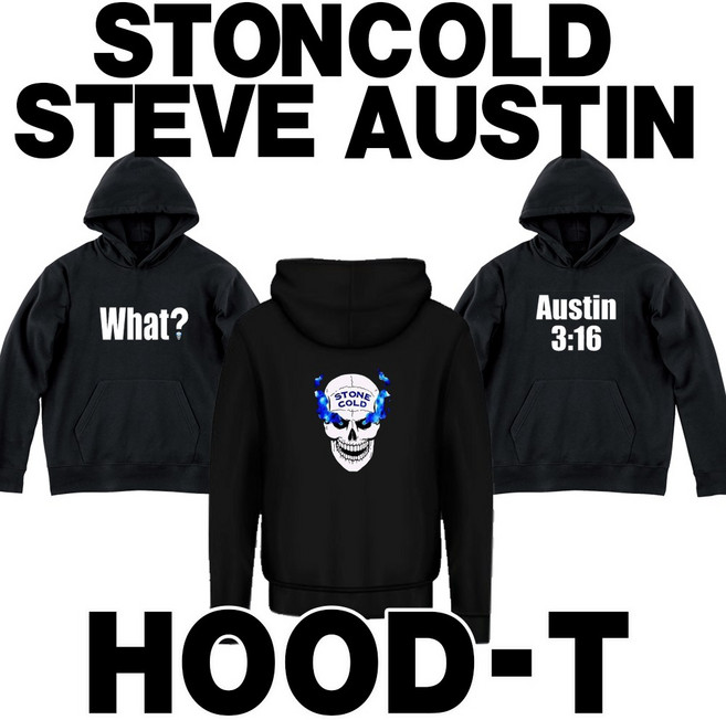 WWE 굿즈 스톤콜드 후드티 WHAT AUSTIN 3:16 쭈리 기모소재 스티스 오스틴 RAW 스맥다운 더락 레슬매니아 트리플H