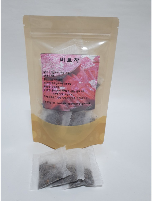 [남늘보] [직접재배] 비트차 티백 2g 50개입, 1개