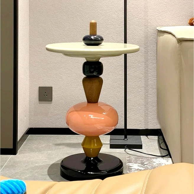 셔플테이블 인테리어 앤트레디션 사이드 카페 매장 티 테이블, C