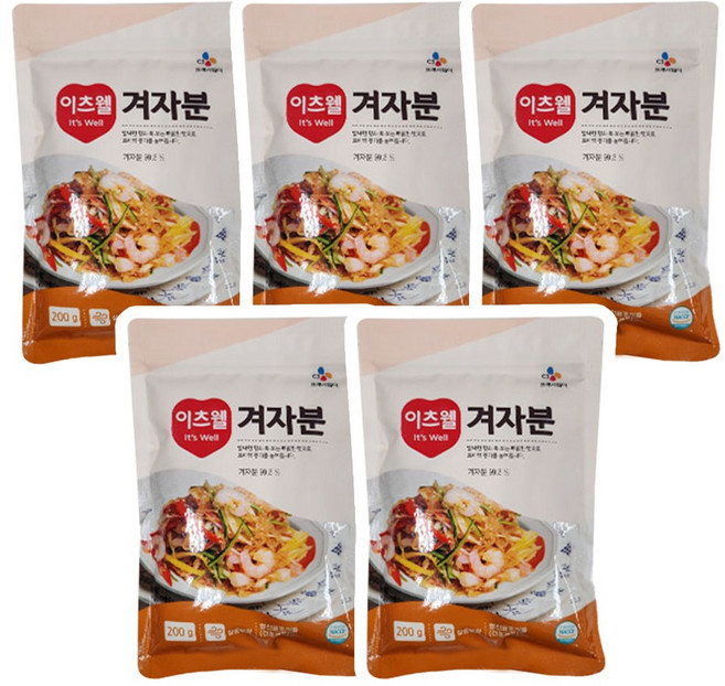 이츠웰 겨자분, 5개, 200g