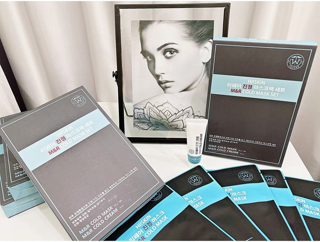 M&R 리페어 진정 마스크팩 [30ml*5EA] 더블유스퀘어 WSQUARE #진정 #SOS #쿨마스크팩, 1개