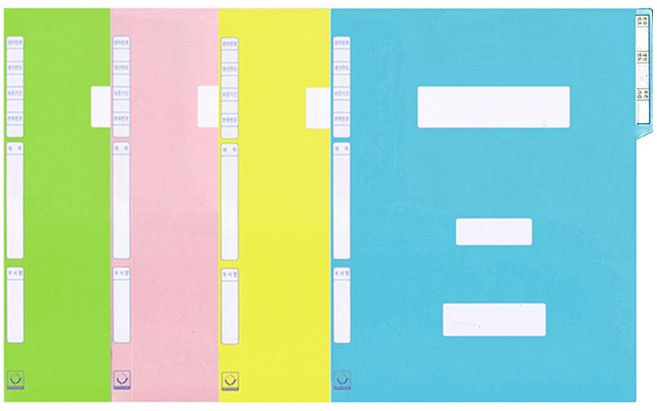 오피스존 A4 종이정부화일 10매 책철 서류정리, 종이 정부화일 분홍