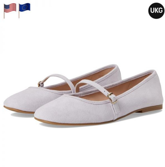 콜한 옐레나 메리제인 발렛 플랫 슈즈 시슬 스웨이드 여성