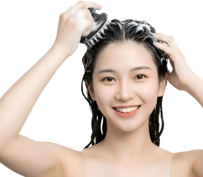 1+1 스칼피오 두피스케일링 샴푸브러쉬 실리콘 두피 마사지기 괄사 각질 정수리 냄새 피지 제거 지루성 SCALP 스케일러, 2개, 색상별1개씩 총