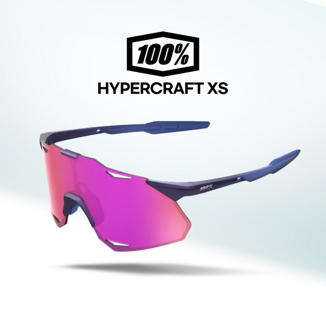 100% 고글 하이퍼크래프트 XS 자전거 야구 골프 스포츠 선글라스 100퍼센트 100프로(02), 09. 세인트스톰메탈릭/퍼플미러(22), 1개
