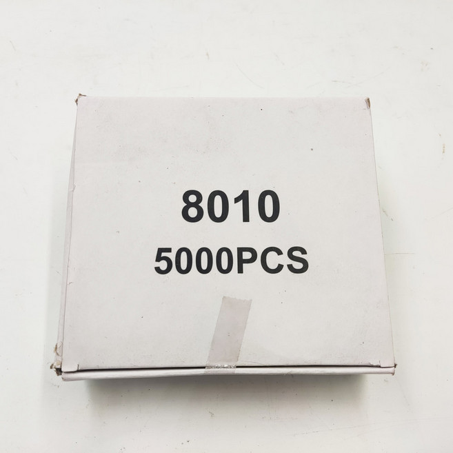 8010 프레이밍 태커 에어 스테이플러 건용 스테이플 핀 다목적 못 5000 개 10mm 3/8 인치 21Ga, 5000pcs, 1개