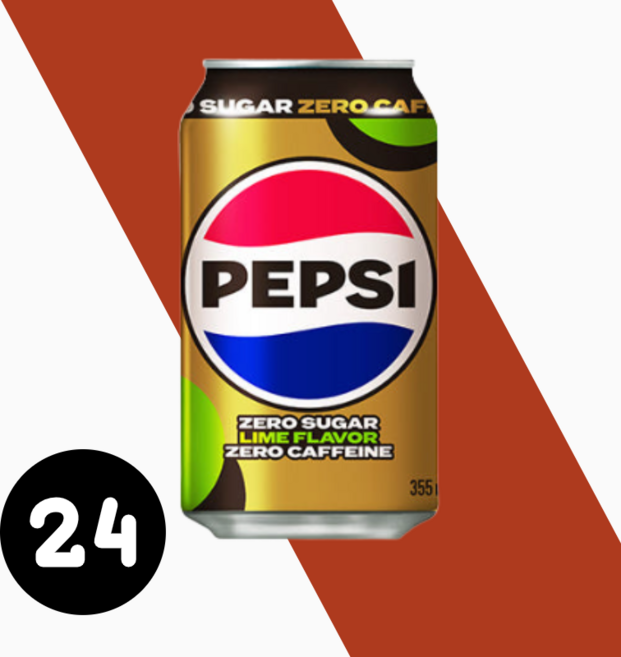 펩시 제로슈거 라임향 제로카페인 탄산음료 355ml 24캔