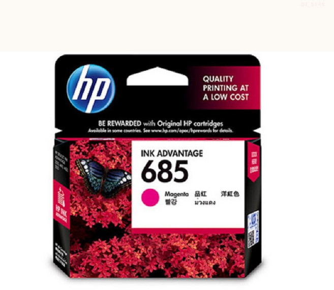 Deskjet Ink Advantage 4615 정품잉크 빨강 카트리지 대용량 재생 토너 잉크 프린터 완제품 호환 레이저 충, 1개