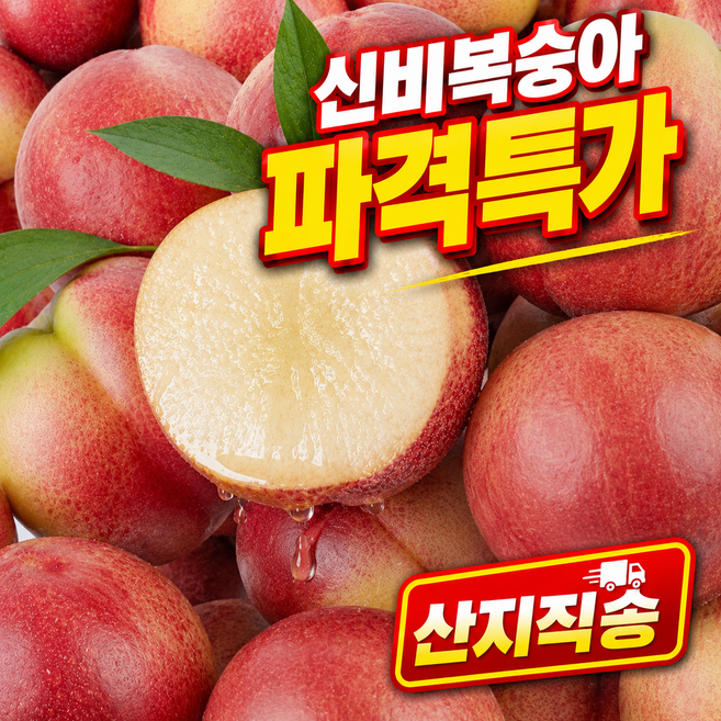 [딱2주가격파괴] 산지직송 신비복숭아 꿀당도, 1박스, 1kg 대과