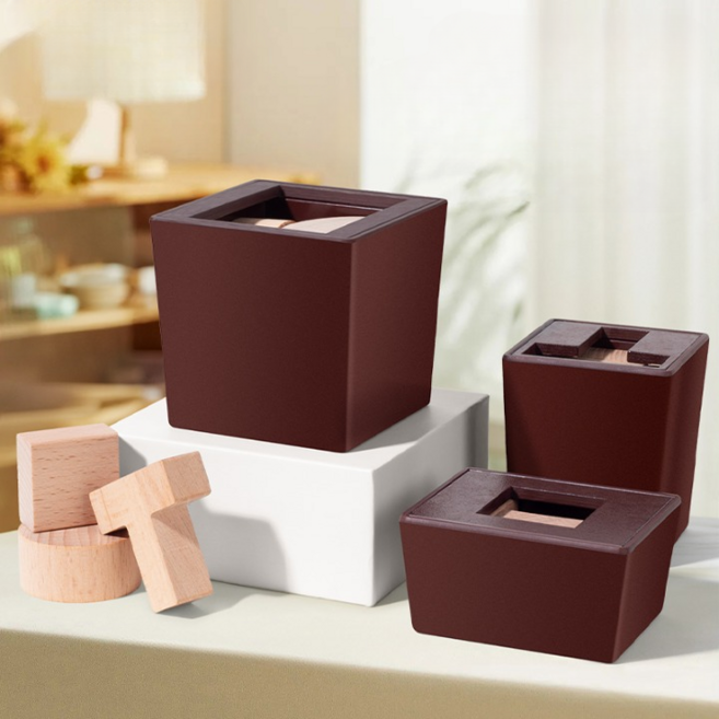 보드게임 원목 임파서블브레인 입체퍼즐 공간지각력 유레카퍼즐 집중력 전략 박스 사고력 두뇌 교육 창의성, 1세트, 6개둥근+6개정사각형+6개T자