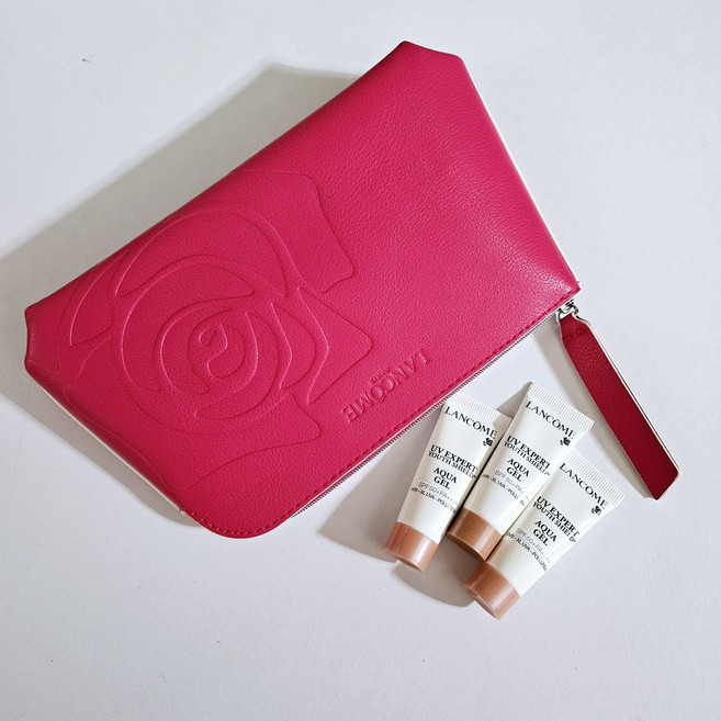 랑콤 파우치 UV 엑스퍼트 자외선 차단제 아쿠아젤 선크림, 1개