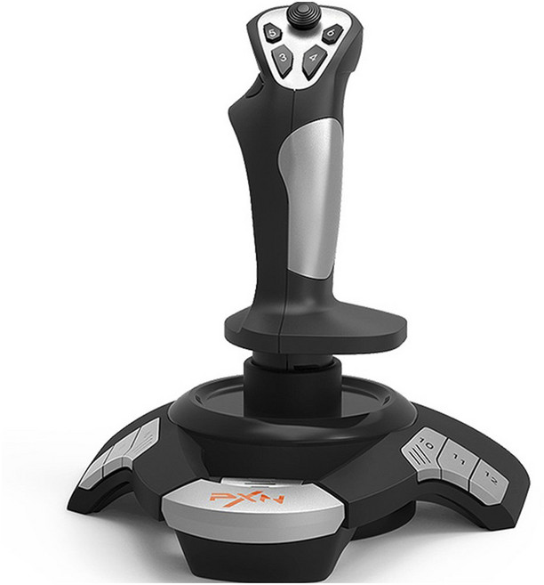 피엑스엔 PC용 비행 스틱 블랙, 1개, PXN-F16