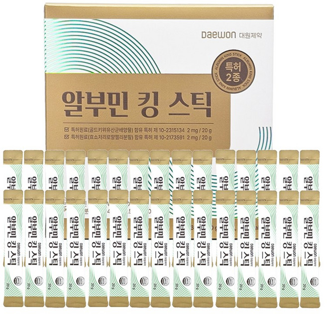 대원제약 알부민 킹 스틱 20g 30포 1박스, 30개